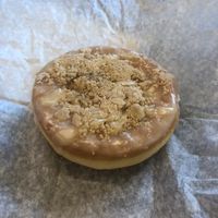 Apple crumble doughnut  at The Cinnamon Snail in New York City