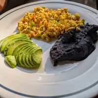 Tofu scramble at Madre Café in Mexico City