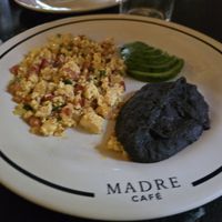 Tofu revuelto at Madre Café in Mexico City