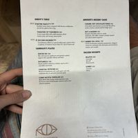 Food + Dessert menu  at People Of Tomorrow in New Delhi