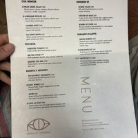 Food menu  at People Of Tomorrow in New Delhi