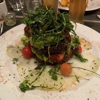 Vegan Türmchen  at Restaurant Café Kostbar in Saarbrucken