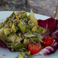 Avocadosalad at Restaurant Café Kostbar in Saarbrucken