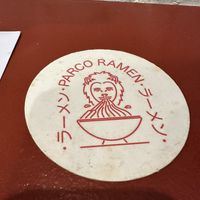 Drink coaster  at Parco Ramen in Collingwood