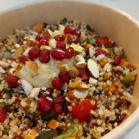 Quinoa bowl at Bio Fred in Geneva