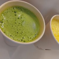 Just green and boost smoothie at Bio Fred in Geneva