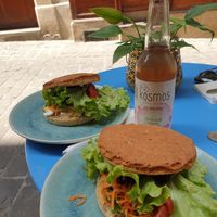 Greque sandwich and Avocat sandwich at Bio Fred in Geneva