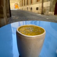 Soup of the day at Bio Fred in Geneva