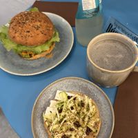 Sandwich tartine latte sésame noir   at Bio Fred in Geneva