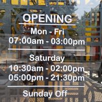 Opening times at Hoi An Vegan in Ho Chi Minh City