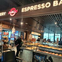 Panella bakery and espresso bar at FCO - Panella in Rome