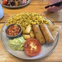 The best vegan breakfast!   at Jessie's  in Pitlochry