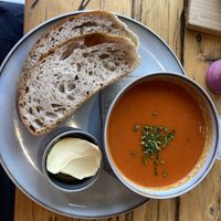 Tomato soupp  at Jessie's  in Pitlochry