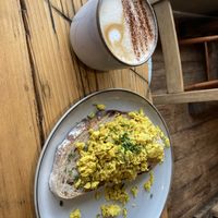 Scrambled tofu   at Jessie's  in Pitlochry