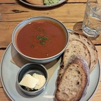 Tomato soup at Jessie's  in Pitlochry