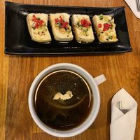 silken tofu starter  at Manna in Helsinki