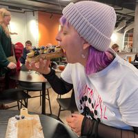   at The Icelandic Phallological Museum Cafe in Reykjavik