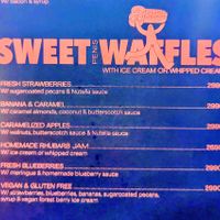 Menu at The Icelandic Phallological Museum Cafe in Reykjavik