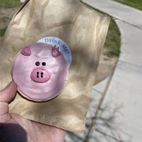 Cute pig cookie   at Drink Me! Tea & Treats in Tempe
