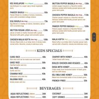 Part of menu   at Annapurna Uluwatu in Pecatu