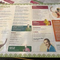 Vegan menu  at Bordo Lounge in Carlisle