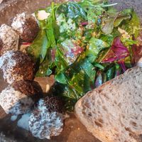 Falafel at Honest Greens - Arc de Triomf in Barcelona