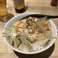 Vegetarian rice  at Tantanmen Ebisu (Kyoto Ekimae Shop) - 担担麺 胡（えびす） 京都駅前店 in Kyoto