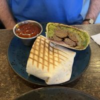 breakfast burrito  at Maggie Mays - Botanic in Belfast