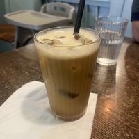 caramel coffee  at Maggie Mays - Botanic in Belfast