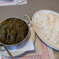 Aloo Palak at Family Corner Restaurant in Cornwall