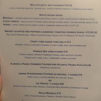 Appetizers  at Frawley's Restaurant at The White House in Cork