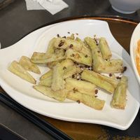 Fried eggplantt  at Kainanki in Tokyo