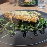 Eggplant schnitzel at Caledonian Inn in Robe