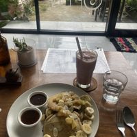 Chocolate filled Pancakes   at O Baba Vegan in Denpasar