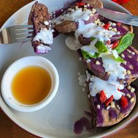 Chocolate pancakes  at O Baba Vegan in Denpasar