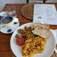 Scrambled Tofu ❤️ at O Baba Vegan in Denpasar