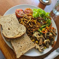 Tempeh breakie at O Baba Vegan in Denpasar