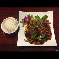 Eggplant in Hot Garlic Sauce  at Wasabi in Georgetown