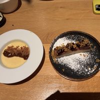 Pana cotta en clafoutis  at De Utrechter Stadsbrasserie en Bar in Utrecht