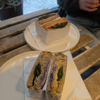Vegan Tuna Sandwich & Vegan Schnitzel Sandwich at From Julia in Salzburg
