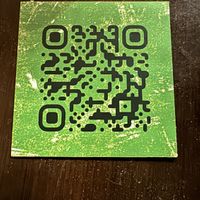 Their QR code  at Falafelo Street Food in Athens