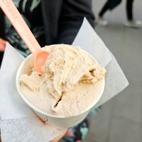 Hazelnut ricemilk gelato at The Gelatist - Corso  in Rome