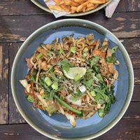 Amazing ‘Beef’ teriyaki with udon noodles!  at The OakTree in Leigh-on-sea