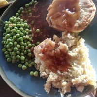 Vegan Chicken and Mushroom Pie at The OakTree in Leigh-on-sea