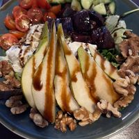 Pear and walnut salad   at The OakTree in Leigh-on-sea