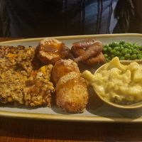 Nut roast Xmas menu at The OakTree in Leigh-on-sea