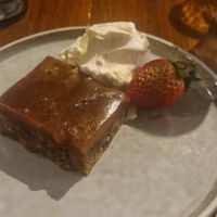 Sticky toffee pud Xmas menu at The OakTree in Leigh-on-sea