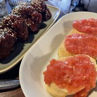 Cauliflower and Pan con Tomate  at The OakTree in Leigh-on-sea