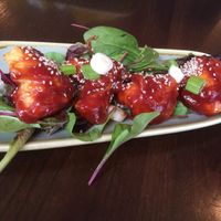 Cauliflower poppers in bbq sauce at The OakTree in Leigh-on-sea