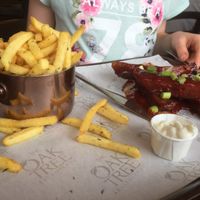 Ribz and fries  at The OakTree in Leigh-on-sea